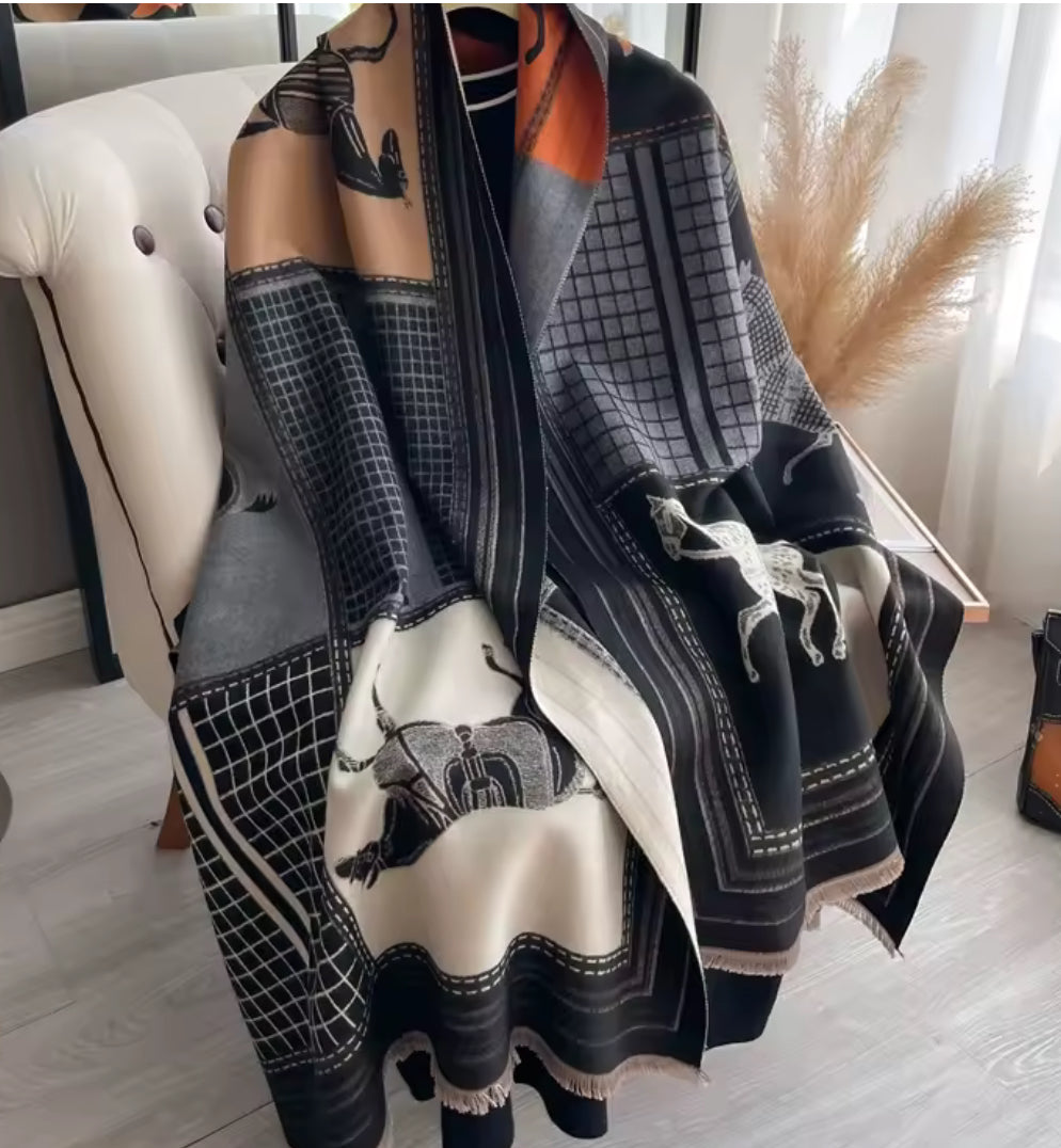 Bufanda lujo caballo