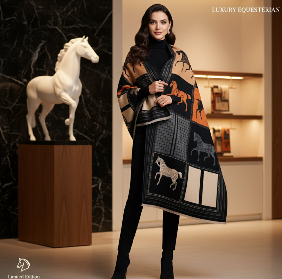 Bufanda lujo caballo