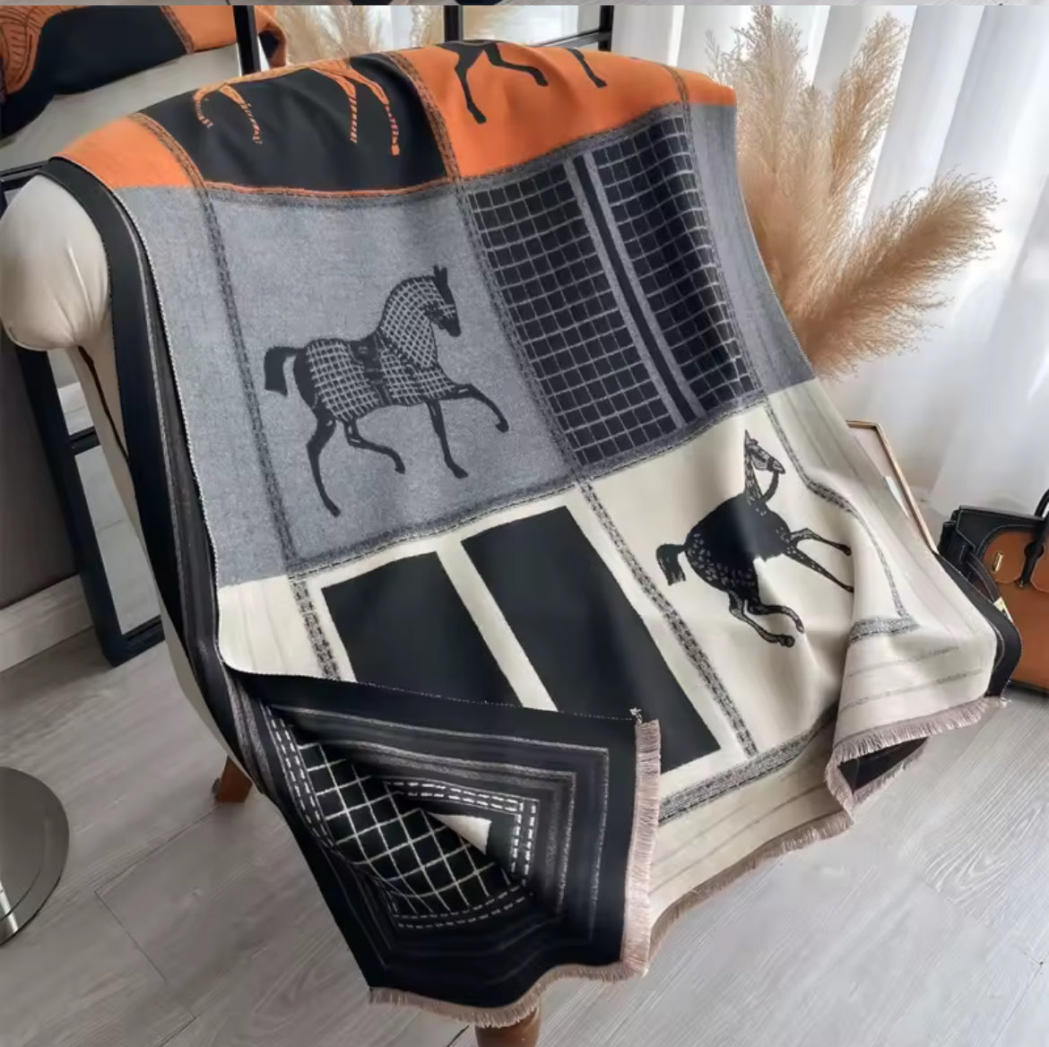 Bufanda lujo caballo